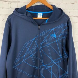The North Face Blue Zip Up Jacket Men's Sz Large